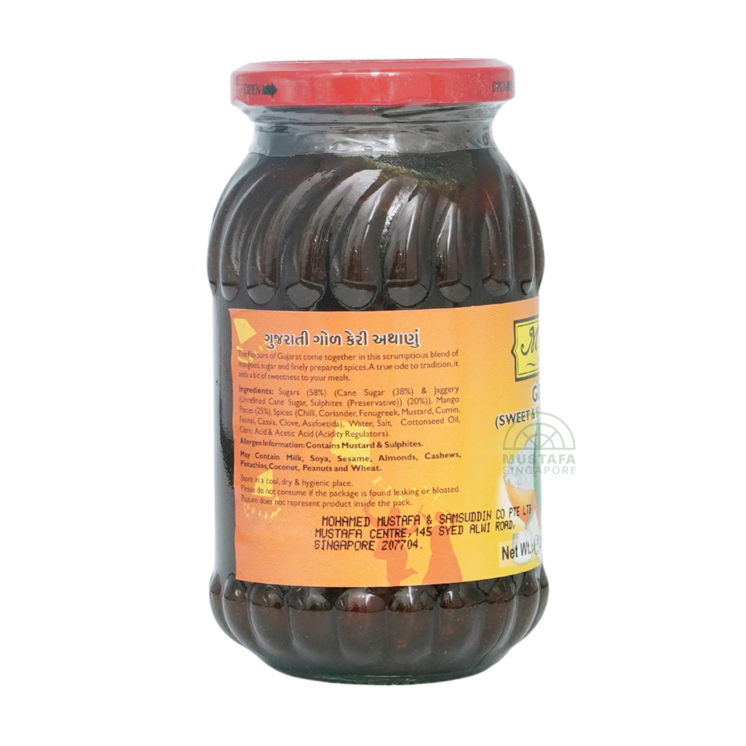 Mother's Recipe Gor-Keri (Sweet & Spicy Mango Pickle) 575g