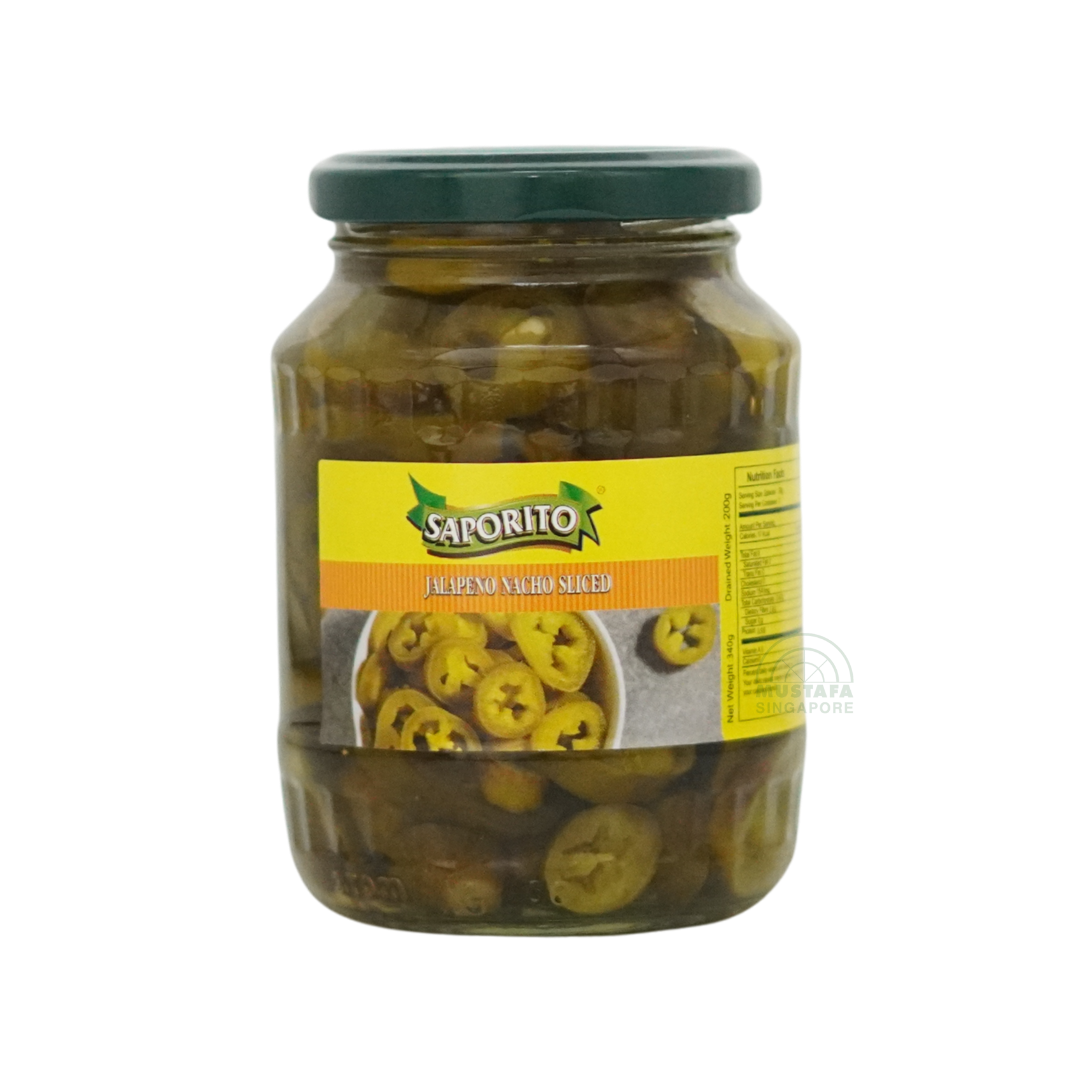 Saporito Jalapeno Sliced 340g