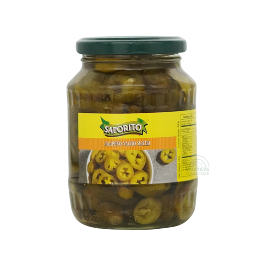 Saporito Jalapeno Sliced 340g