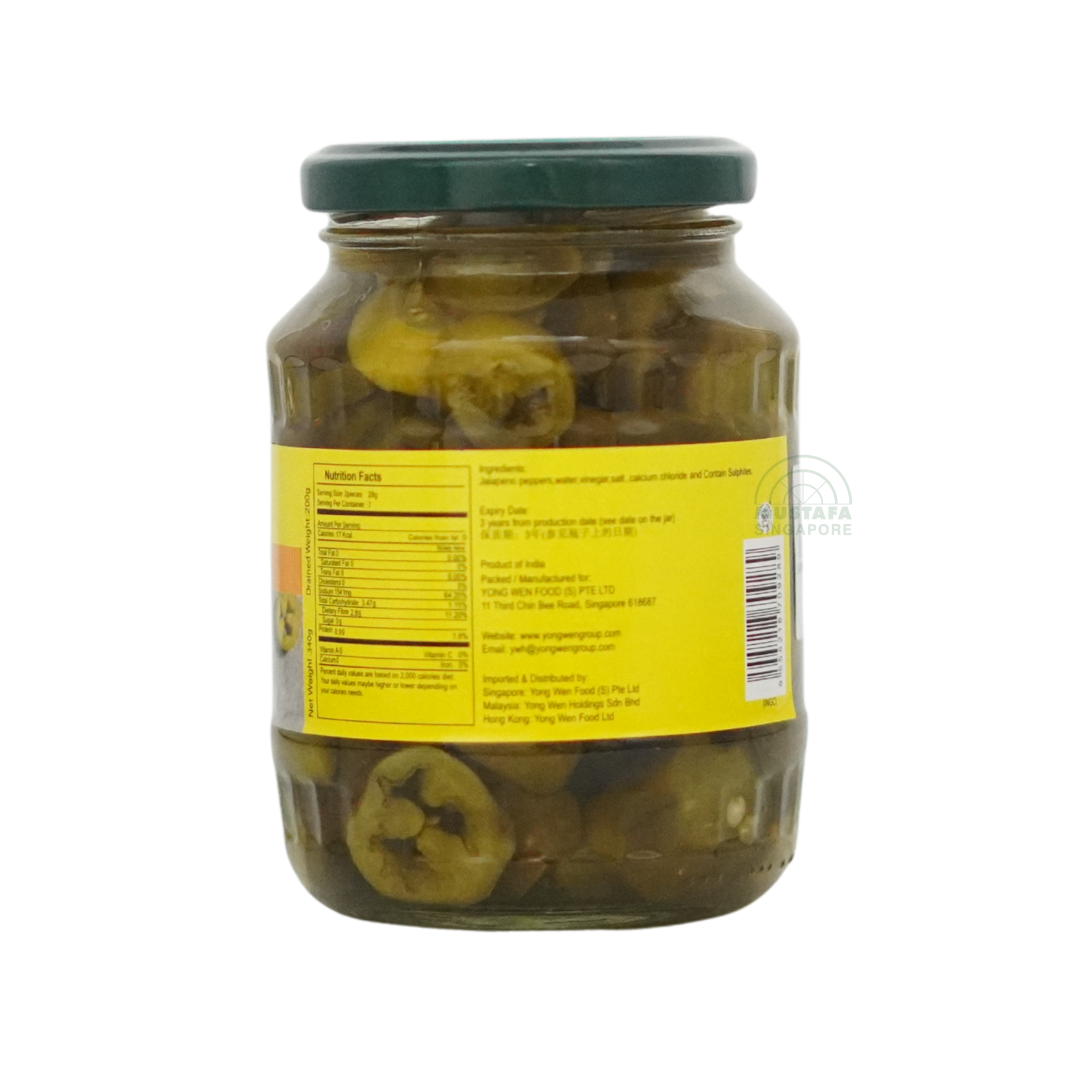 Saporito Jalapeno Sliced 340g