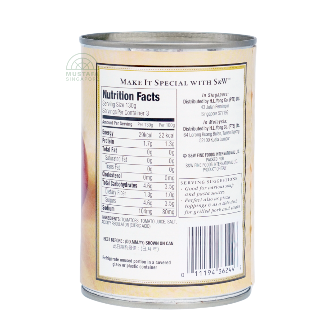 S&W Select Ready-Cut Tomatoes Diced 400g