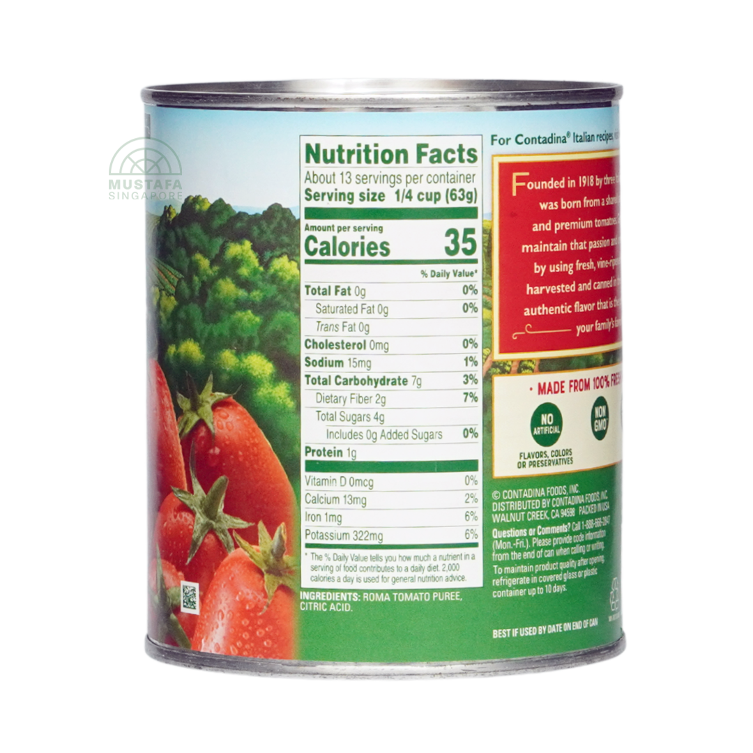 Contadina Roma Tomatoes Puree 822g