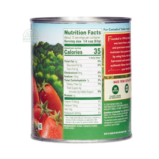 Contadina Roma Tomatoes Puree 822g