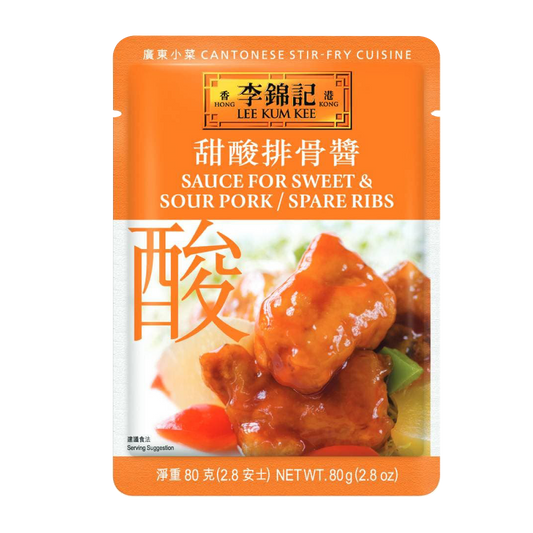 Lee Kum Kee Menu Oriented Sauce - Sweet & Sour Pork Spare Ribs 80g
