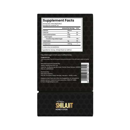 Sattva Soul Himalayan Shilajit Honey Sticks 8g x 30
