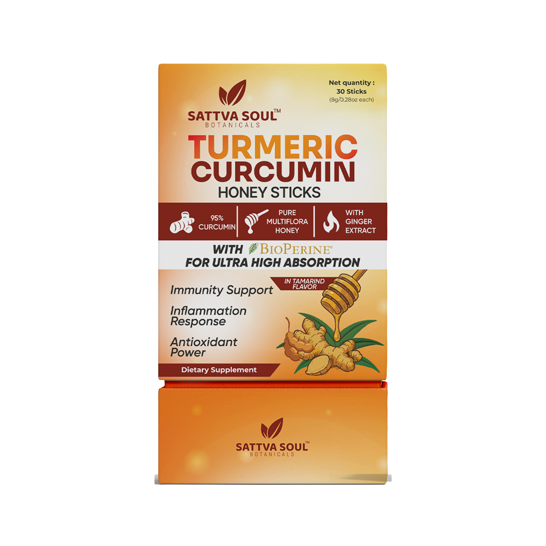 Sattva Soul Turmeric Curcumin Honey Sticks 8g x 30