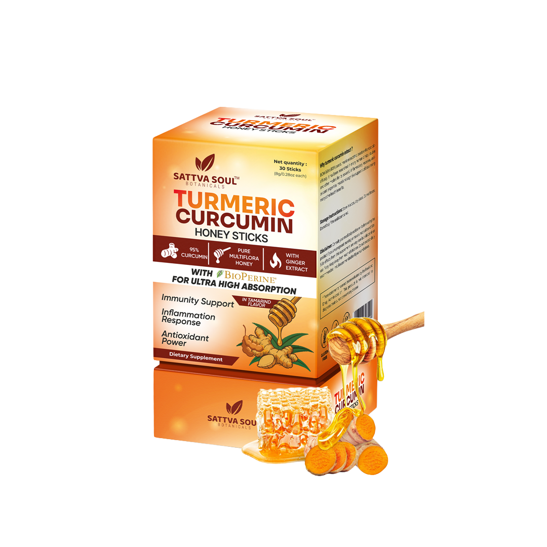 Sattva Soul Turmeric Curcumin Honey Sticks 8g x 30