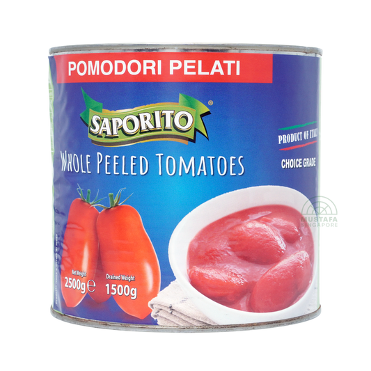 Saporito Whole Peeled Tomato 2500g