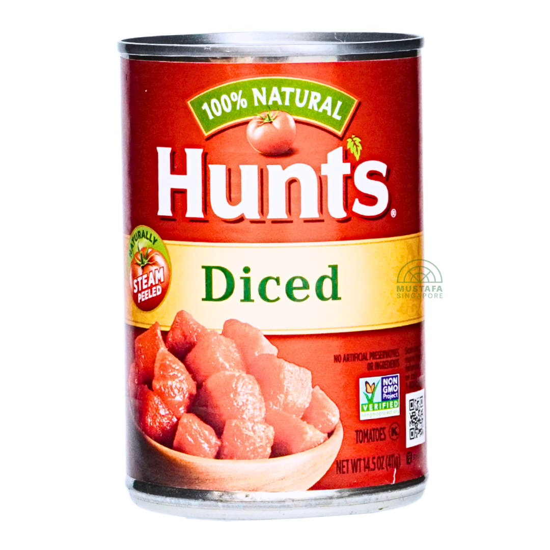 Hunt 100% Natural Diced Tomatoes 411g