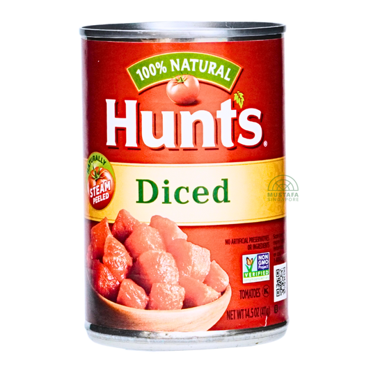 Hunt 100% Natural Diced Tomatoes 411g
