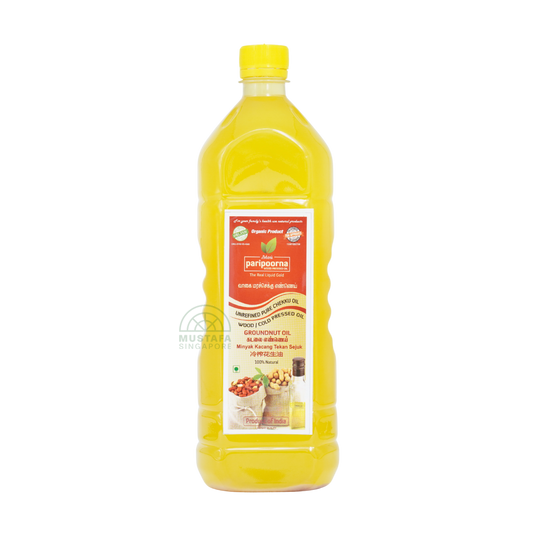 Paripoorna Unrefined Pure Chekku Oil Groundnut Oil 1L