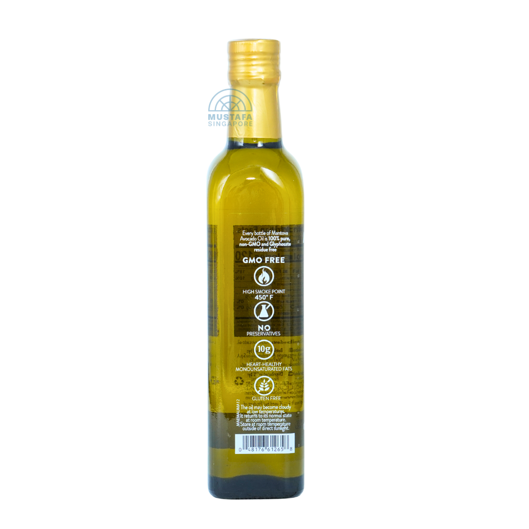 Mantova Natural 100% Pure Avocado Oil 500ml