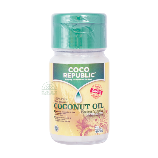 Coco Republic 100% Pure Cold Pressed Coconut Oil 400ml