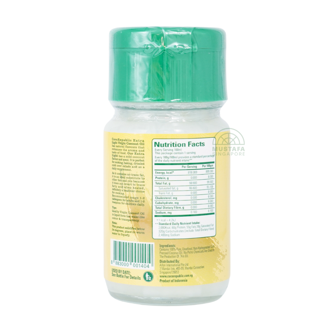 Coco Republic 100% Pure Cold Pressed Coconut Oil 400ml