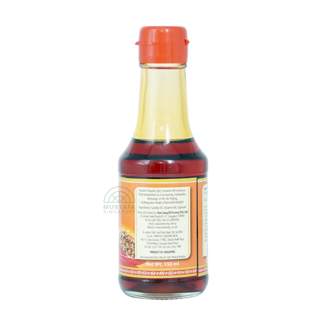 Double Pagoda Spicy Sesame Oil flavoured 150ml