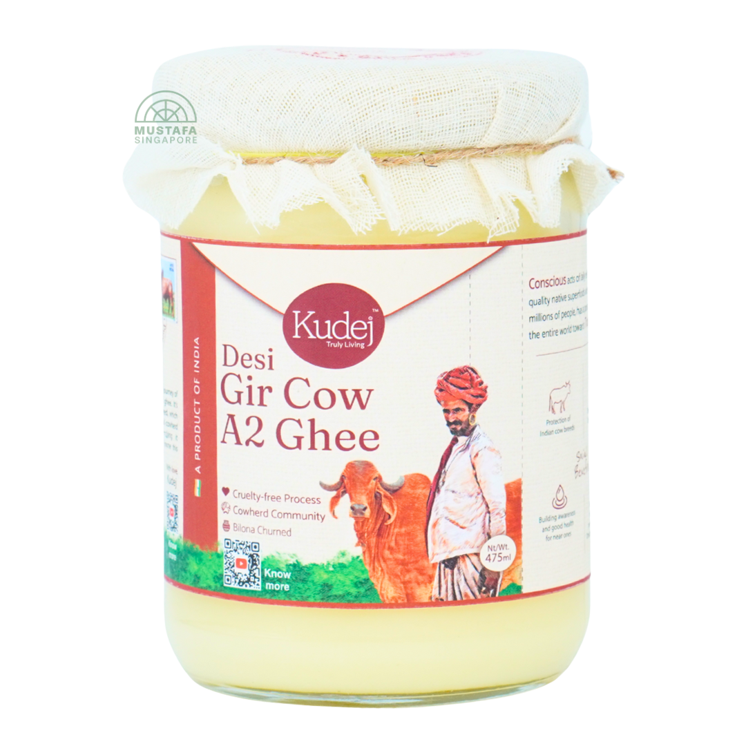 Kudej Desi Gir Cow A2 Ghee 475ml