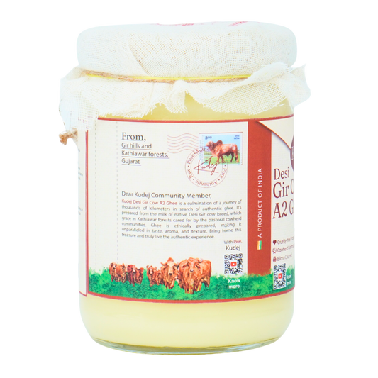 Kudej Desi Gir Cow A2 Ghee 475ml