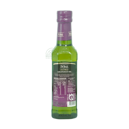 Pons Grapeseed Oil Mediterranean 250ml