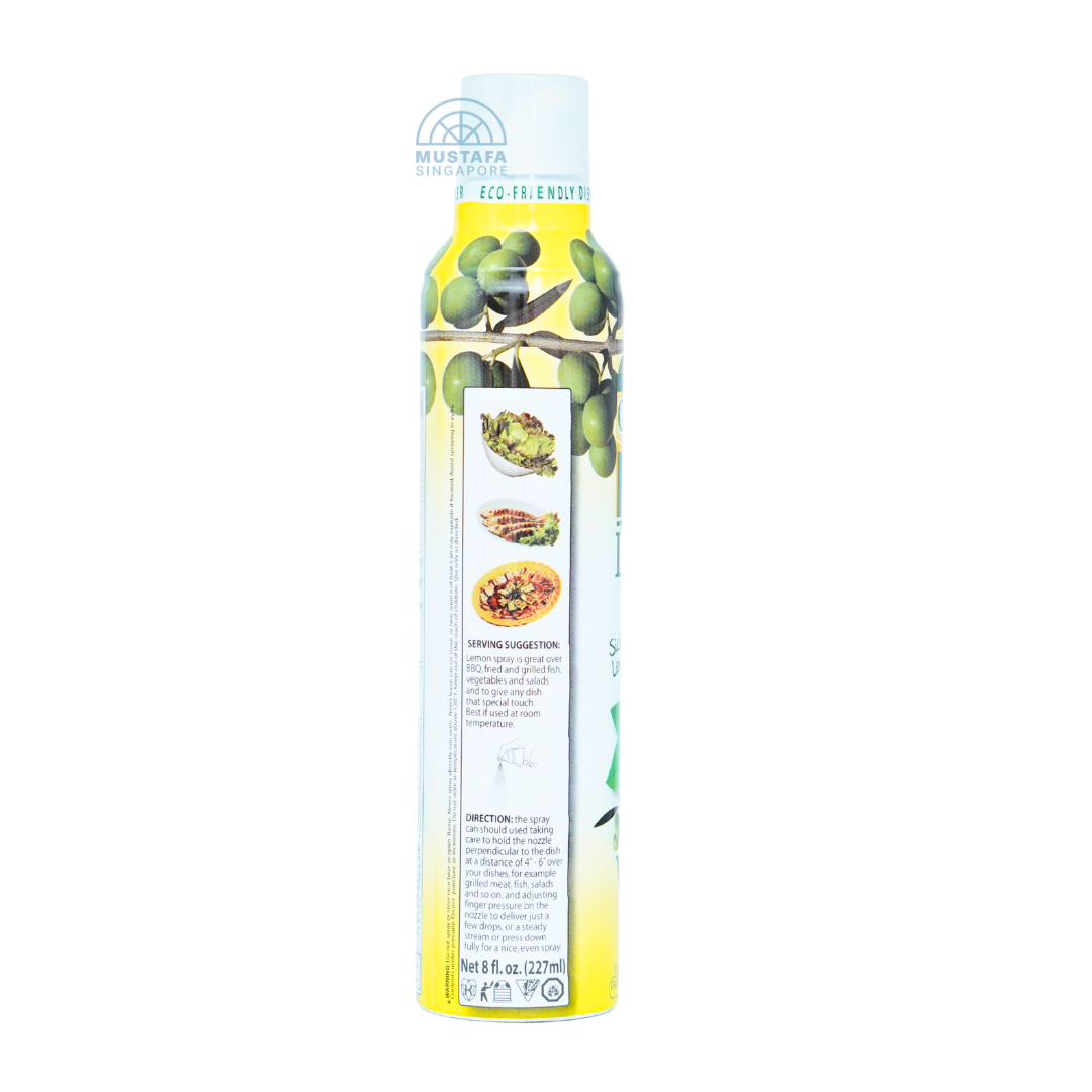 Mantova Lemon Flavoured Spray Extra Virgin Olive Oil 227ml