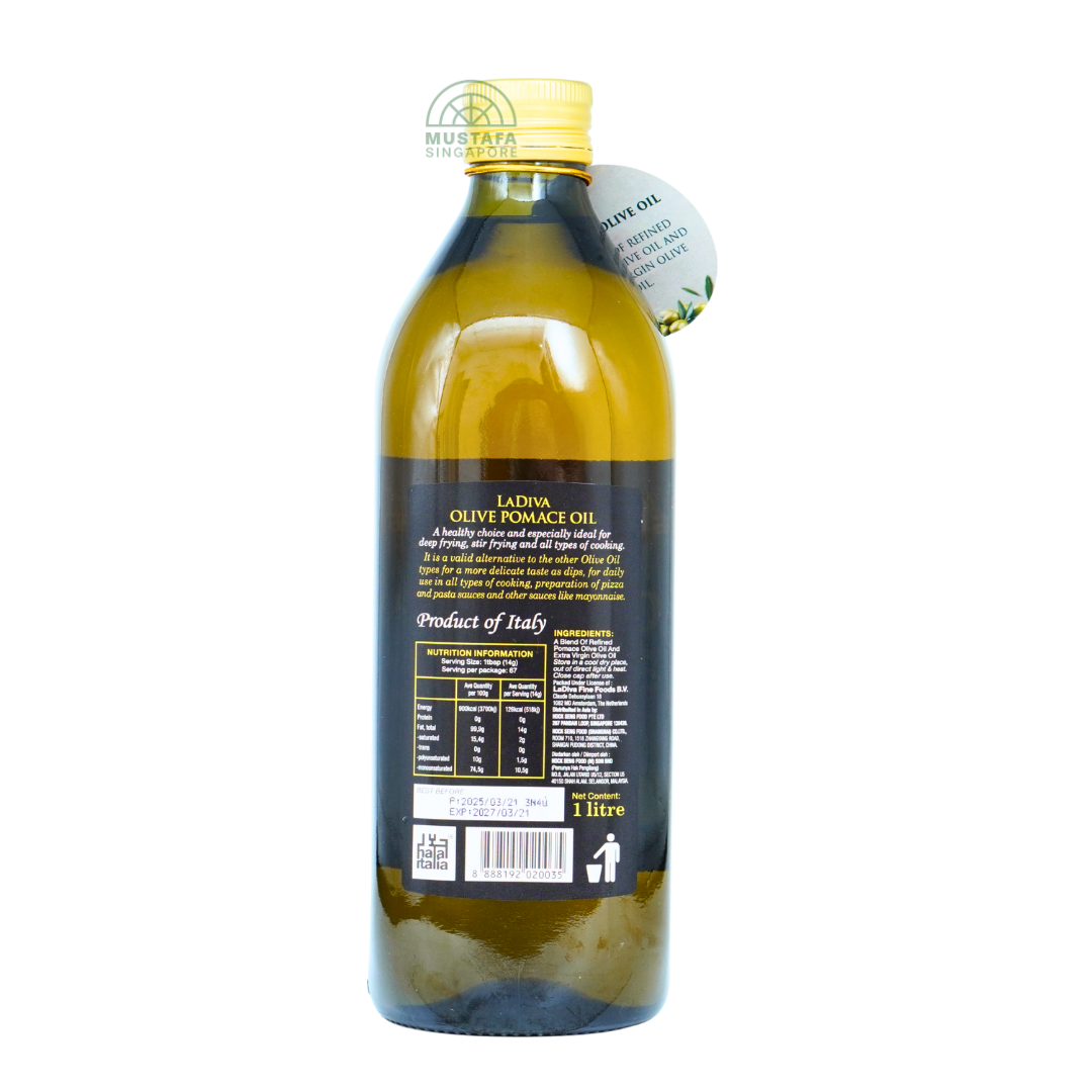 la Diva Olive Pomace Oil 1L