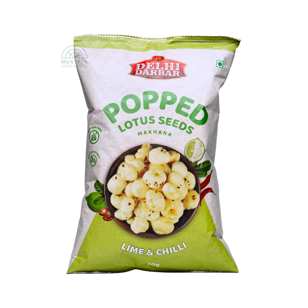 Popped Lotus Seed Makhana Lime and Chilli 70g
