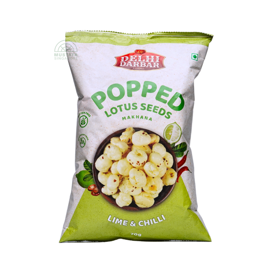 Popped Lotus Seed Makhana Lime and Chilli 70g