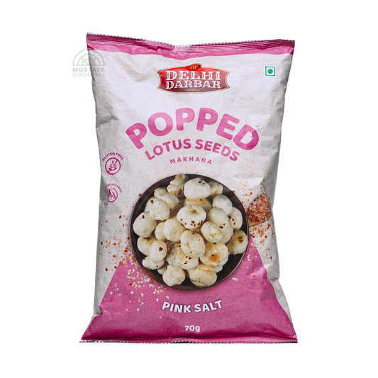 Popped Lotus Seed Makhana Pink Salt 70g
