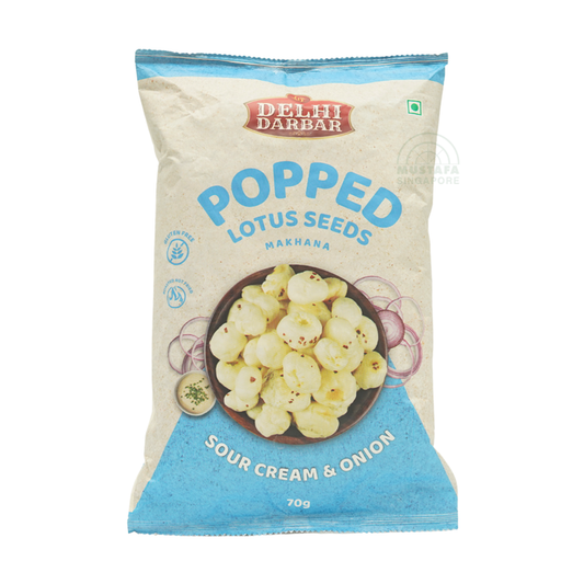 Popped Lotus Seeds Makhana Sour Cream & Onion 70g