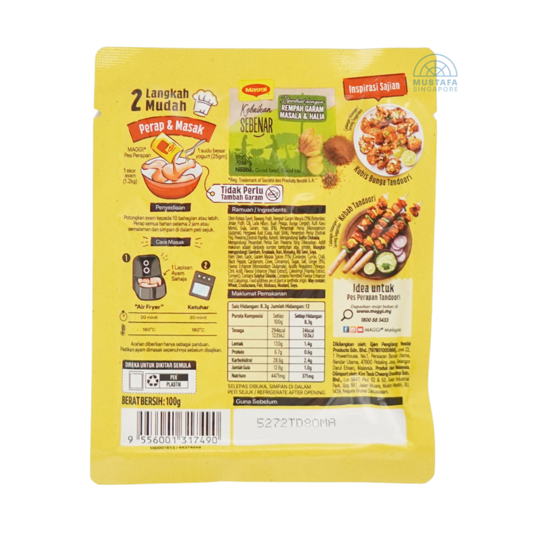 Maggi Air Fryer Tandoori Chicken Marinade Paste 100g