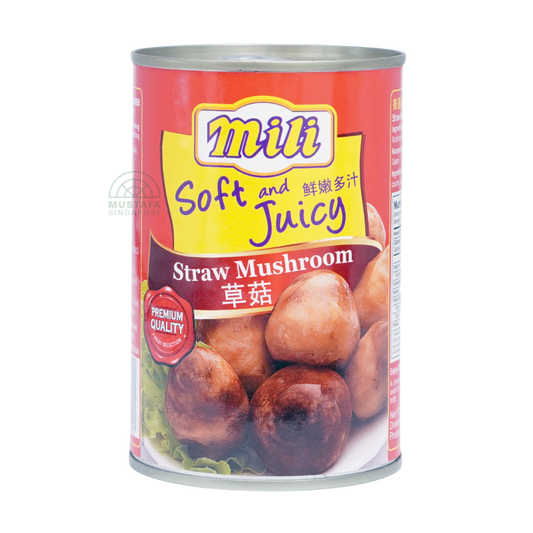 Mili Soft & Juicy Straw Mushroom 425g
