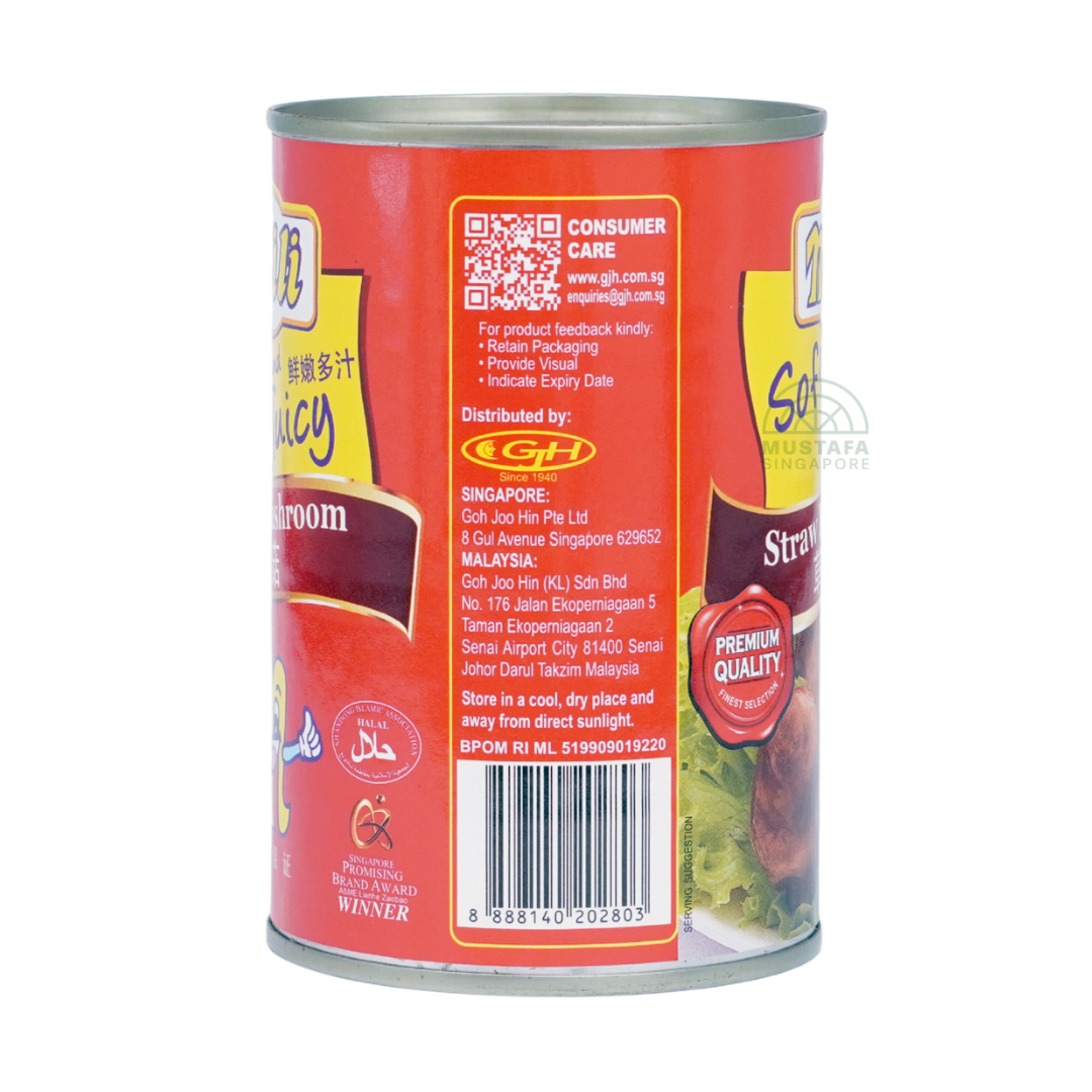 Mili Soft & Juicy Straw Mushroom 425g