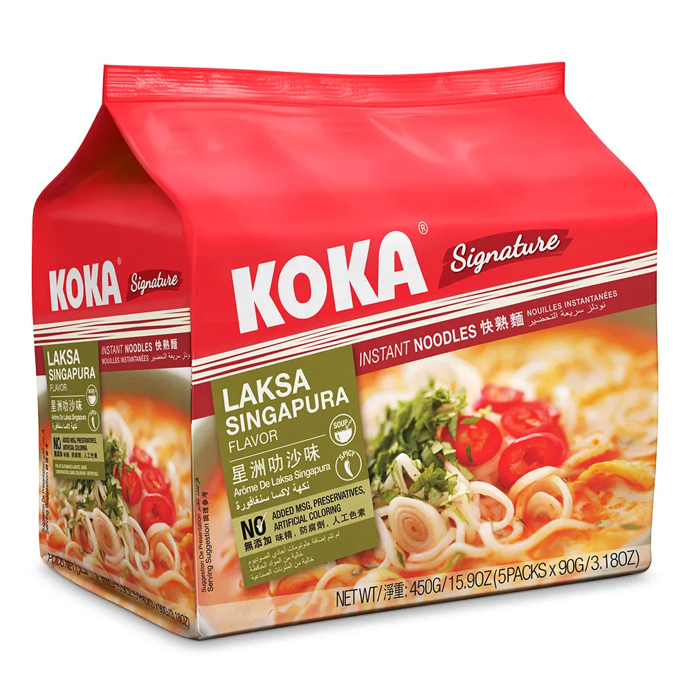 Koka Signature Laksa Singapura Instant Noodles 90g x 5s