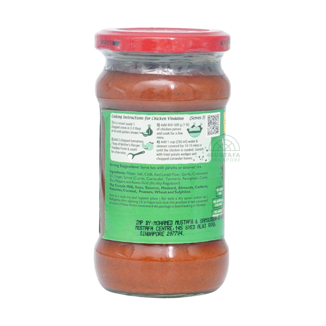 Mother's Recipe Vindaloo Curry Paste 300g