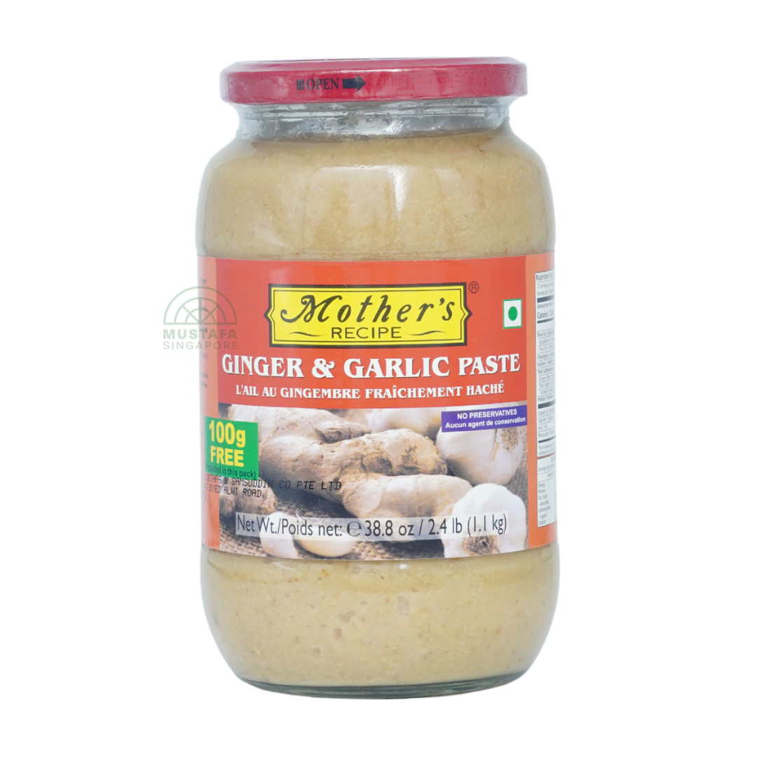 Mother's Recipe Ginger & Garlic Paste (Free 100g) 1.1kg