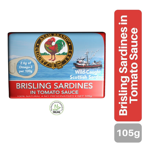 Ayam Brand Brisling Sardines in Tomato Sauce