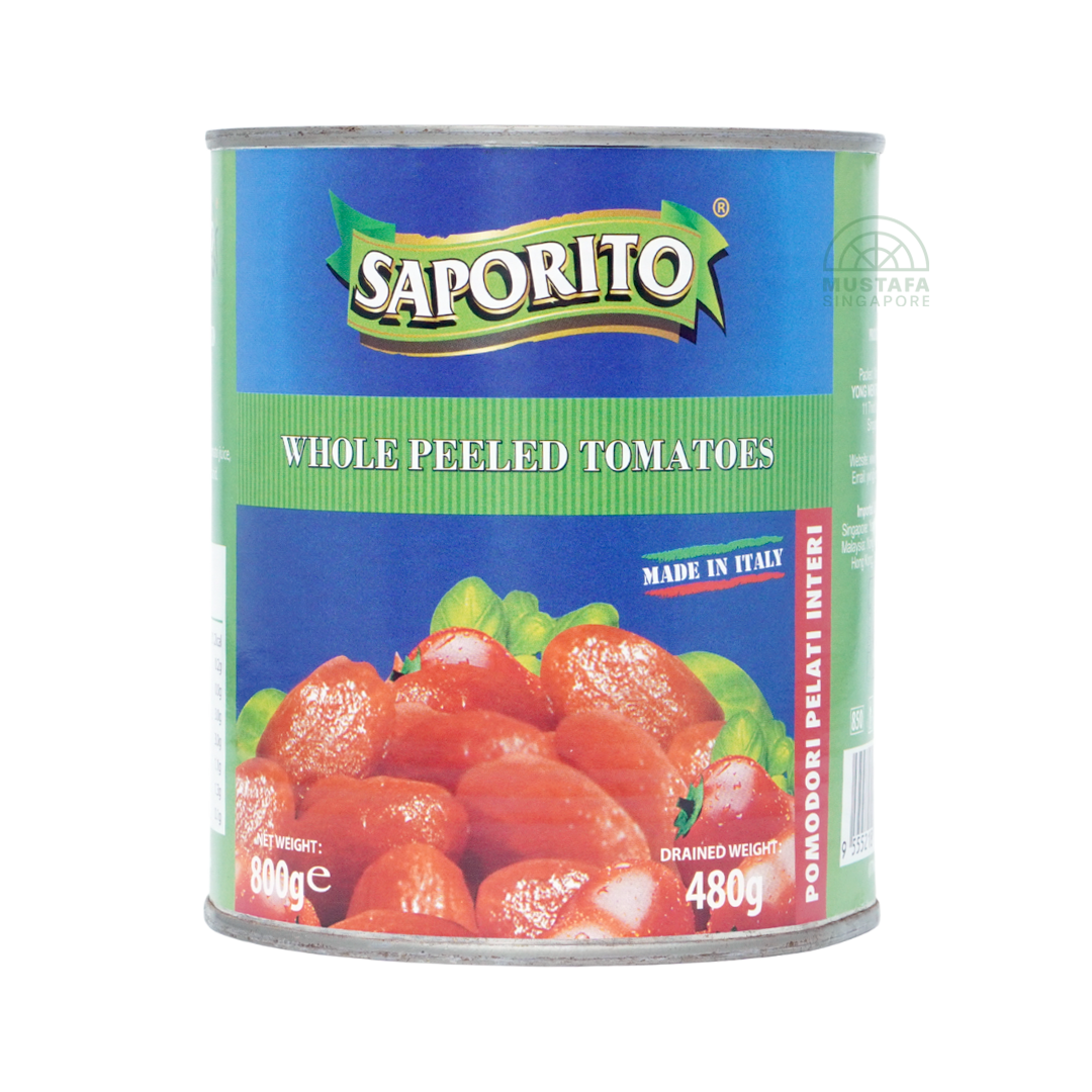 Saporito Whole Peeled Tomato 800g