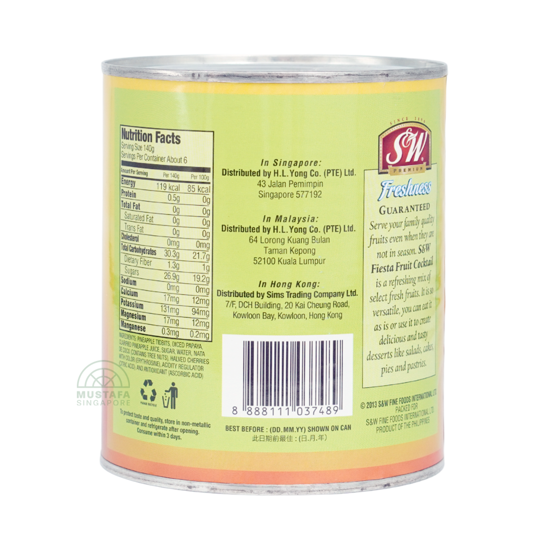 S&W Select Premium Fiesta Fruit Cocktail 850g