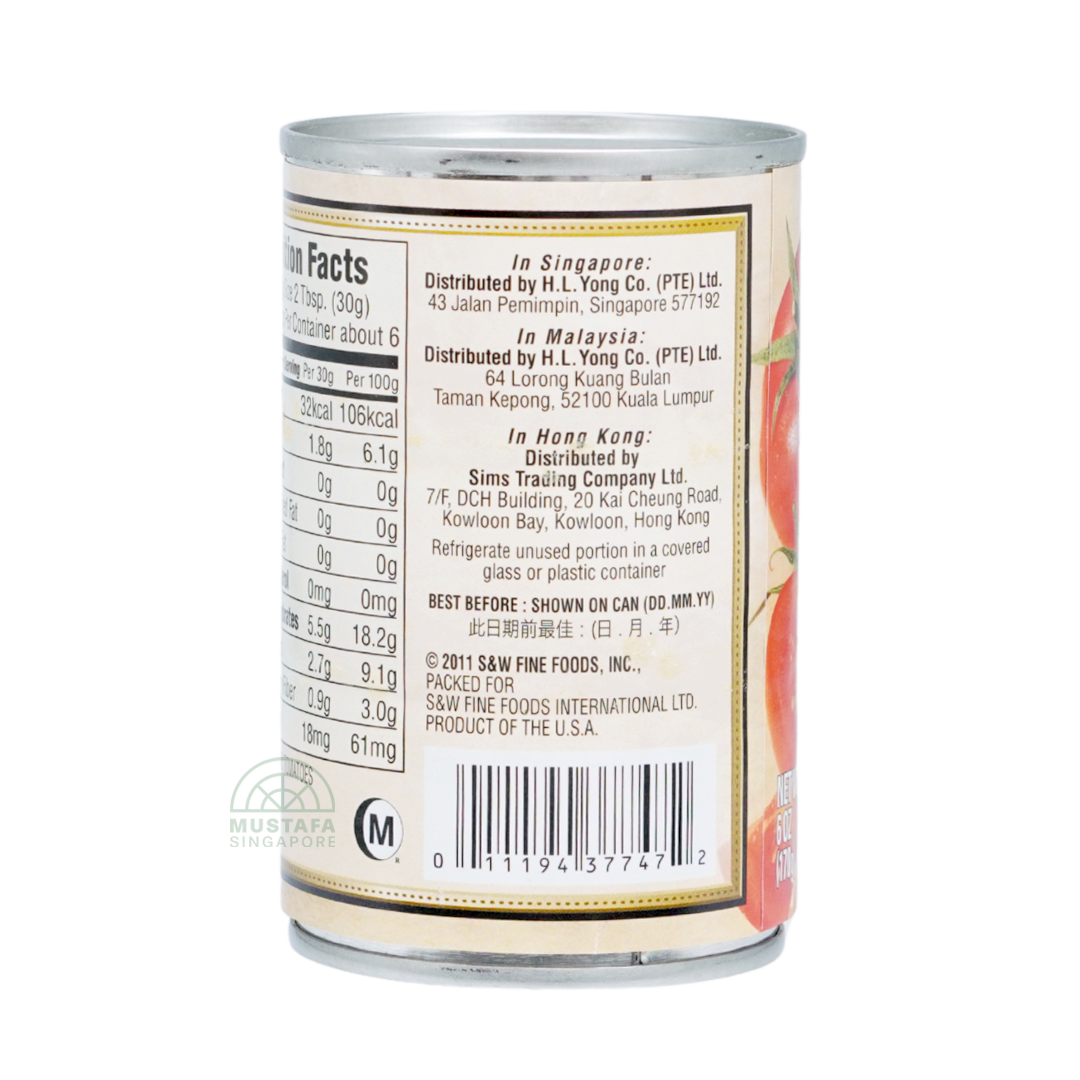 S&W Select Tomato Paste Thick & Rich 170g