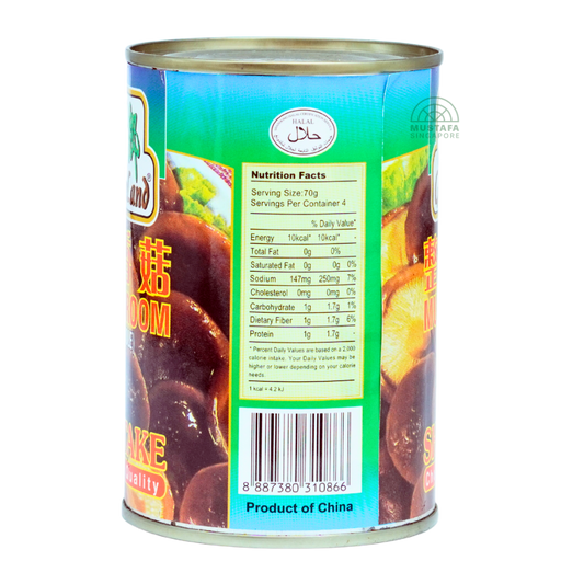 GreenLand Mushroom Whole Shiitake Choice Quality 284g