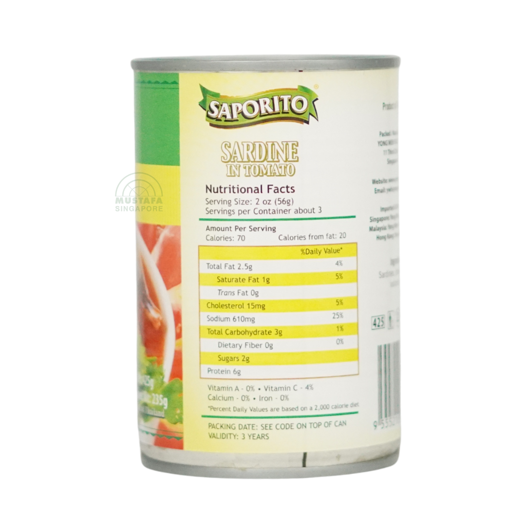 Saporito Sardine in Tomato Sauce 425g