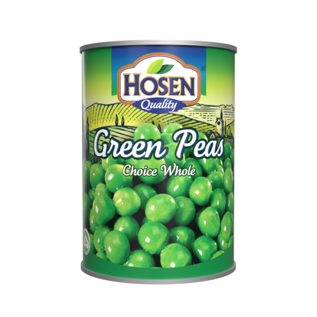 Hosen Green Peas Choice Whole 397g