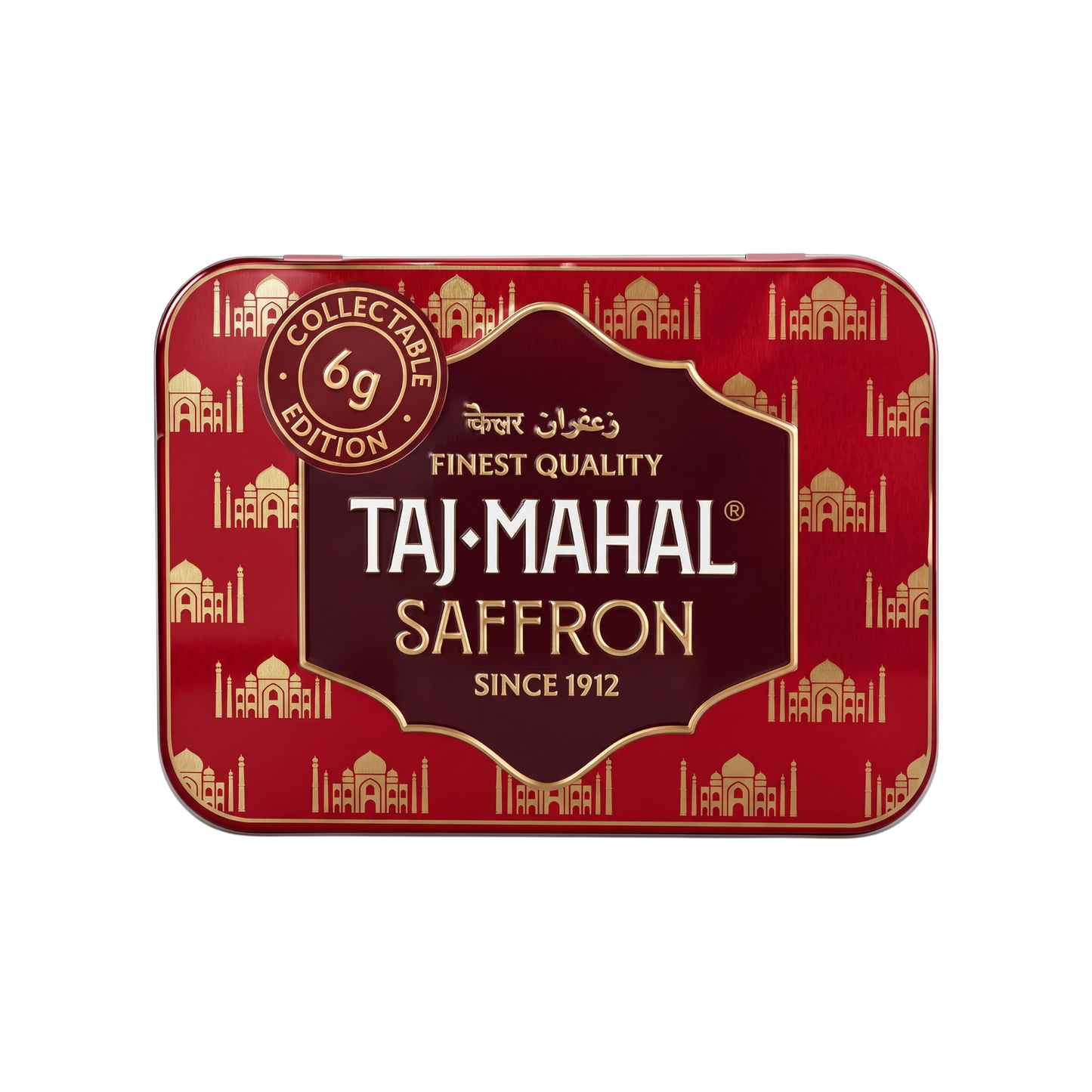 Taj Mahal Saffron Collectable Edition Tin (Assorted Colors) 6g