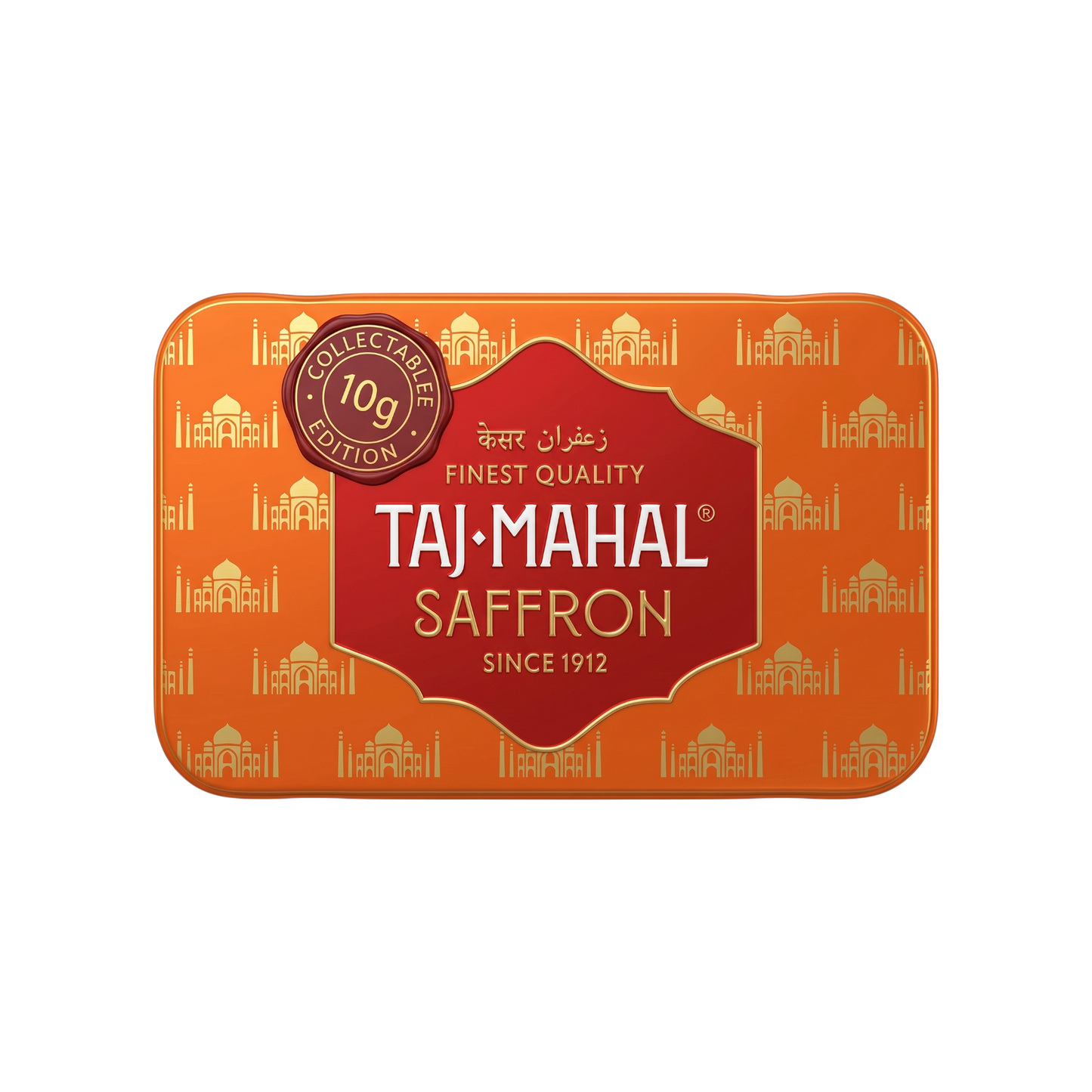 Taj Mahal Saffron Collectable Edition Tin (Assorted Colors) 10g
