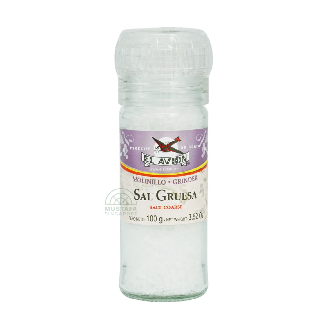 El Avion Salt Coarse with Grinder 100g