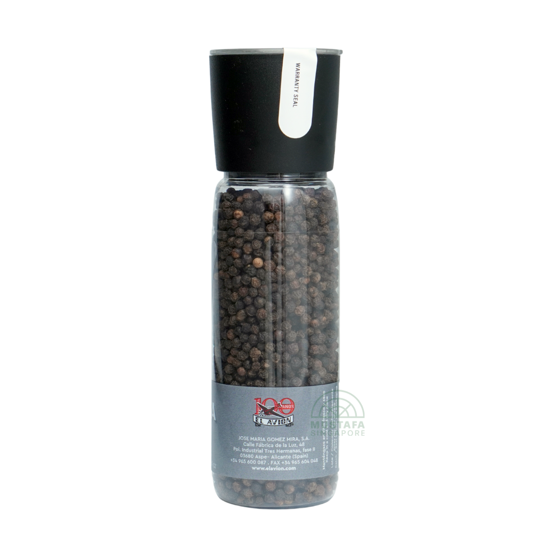 El Avion Black Pepper with Grinder 160g
