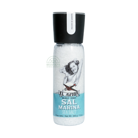 El Avion Sea Salt with Grinder 340g