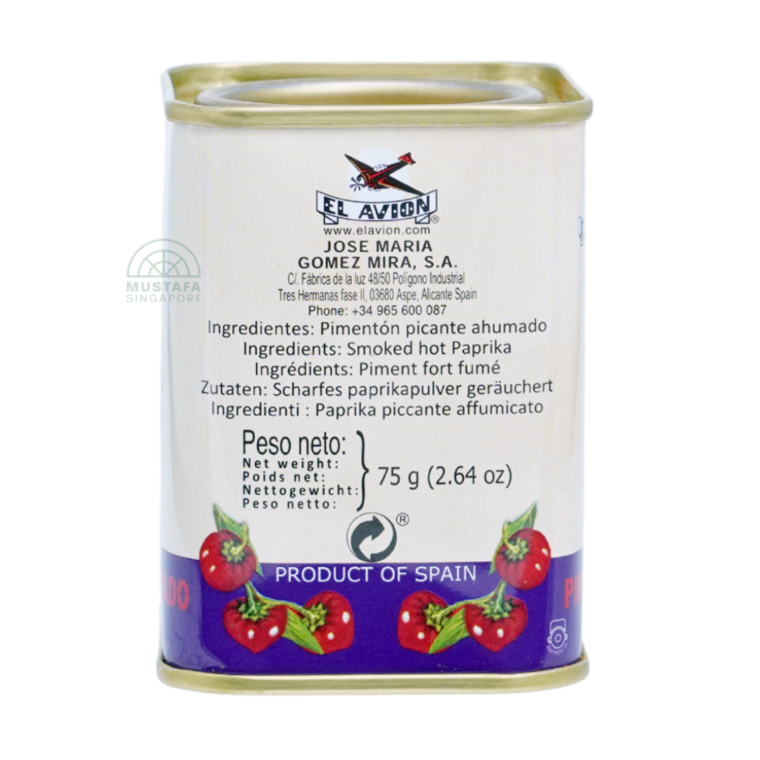 El Avion Smoked Hot Paprika 75g