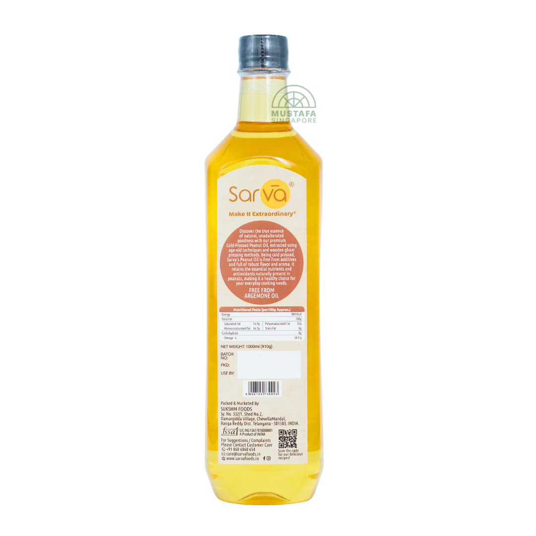Cold Pressed Peanut Oil 1L