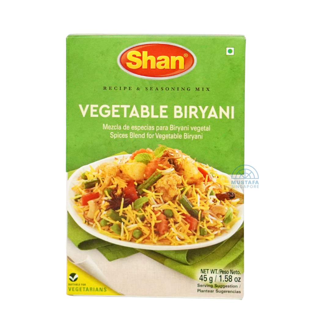 Shan Vegetable Biryani Spices Blend 45g