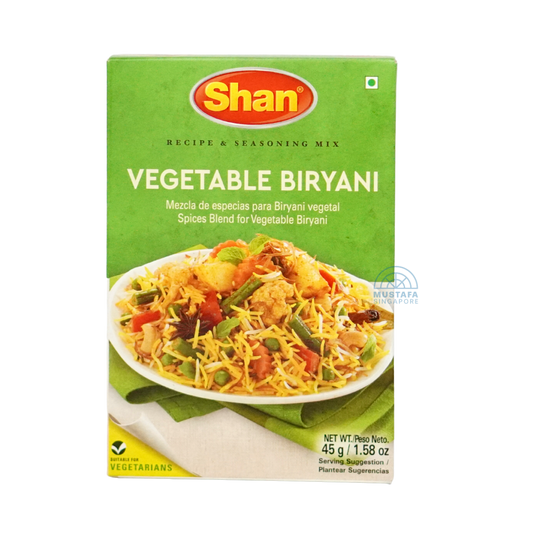 Shan Vegetable Biryani Spices Blend 45g